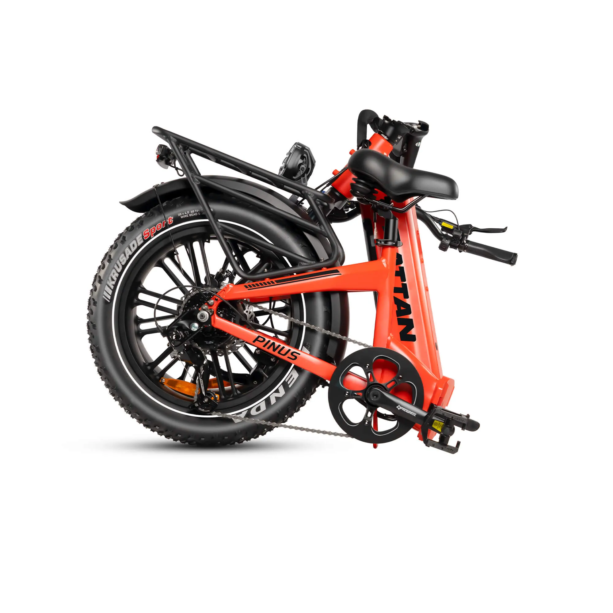 Rattan Pinus 750W 48V Step Through Fat Tire Electric Bike