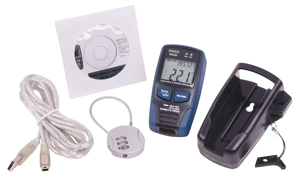 REED R6030 Temperature/Humidity Data Logger