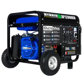 REFURB DuroMax XP12000EH 12,000 Watt Dual Fuel Hybrid Generator (Grade A)