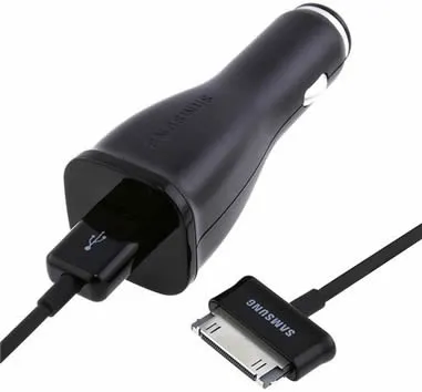 Samsung ECA-P10CBE Car Charger & Data Cable for Galaxy Tab