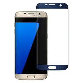 Samsung Galaxy S7 Edge Premium HD Temper Glass Ultra Thin Scratch Free Screen Protector for Galaxy S7 Edge - Blue