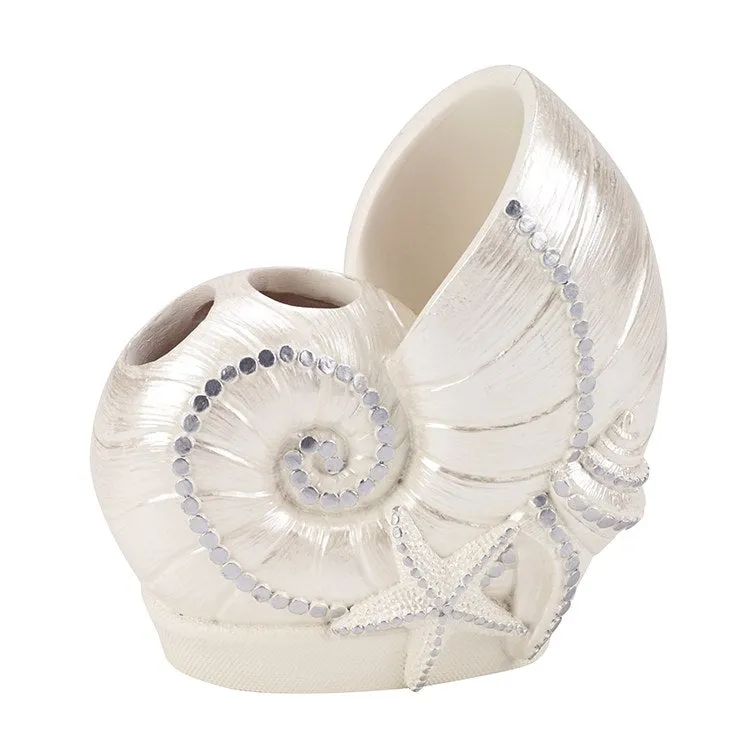 Sequin Shells Toothbrush Holder