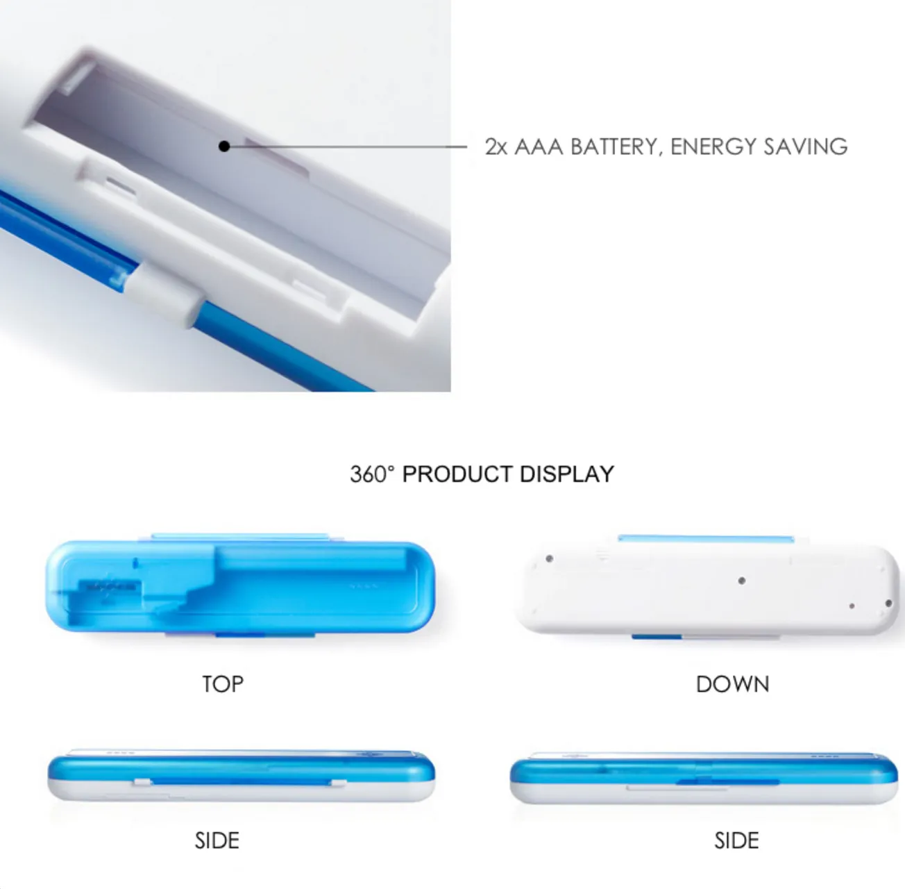 Shoppy UV Portable Travel Toothbrush Sanitizer