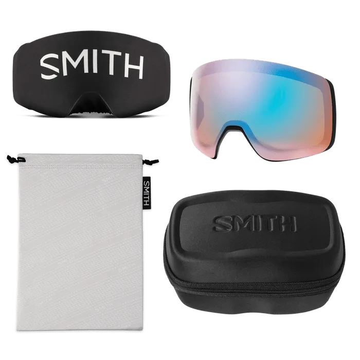 SMITH 4D MAG XL BLACK | SUN GREEN MIRROR & STORM BLUE SENSOR MIRROR