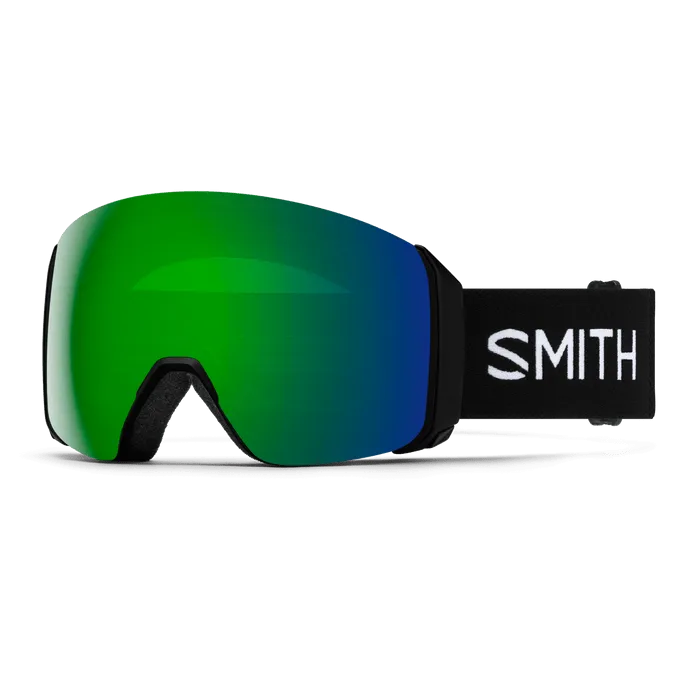 SMITH 4D MAG XL BLACK | SUN GREEN MIRROR & STORM BLUE SENSOR MIRROR