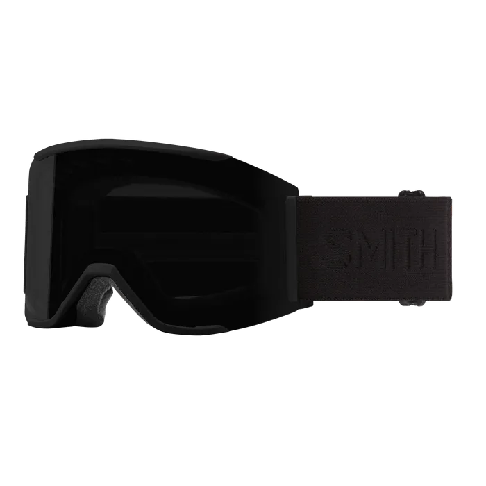 SMITH SQUAD MAG BLACKOUT | SUN BLACK & STORM BLUE SENSOR MIRROR