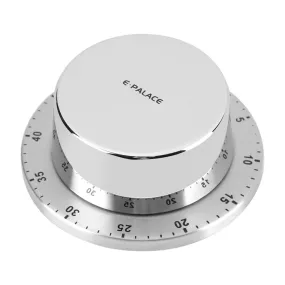 Stainless Steel Kitchen Timer with Magnetic Base Manual Mechanical Cooking Timer Countdown Cooking Tools KitchenTimer