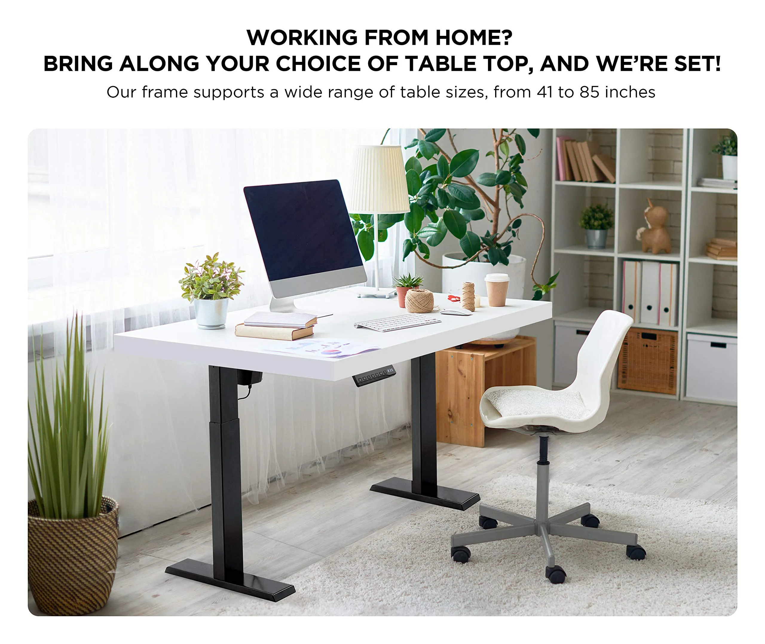 Standing Desk Frame Standing Desk Legs Electric Sit Stand Desk Frame Adjustable Motorized