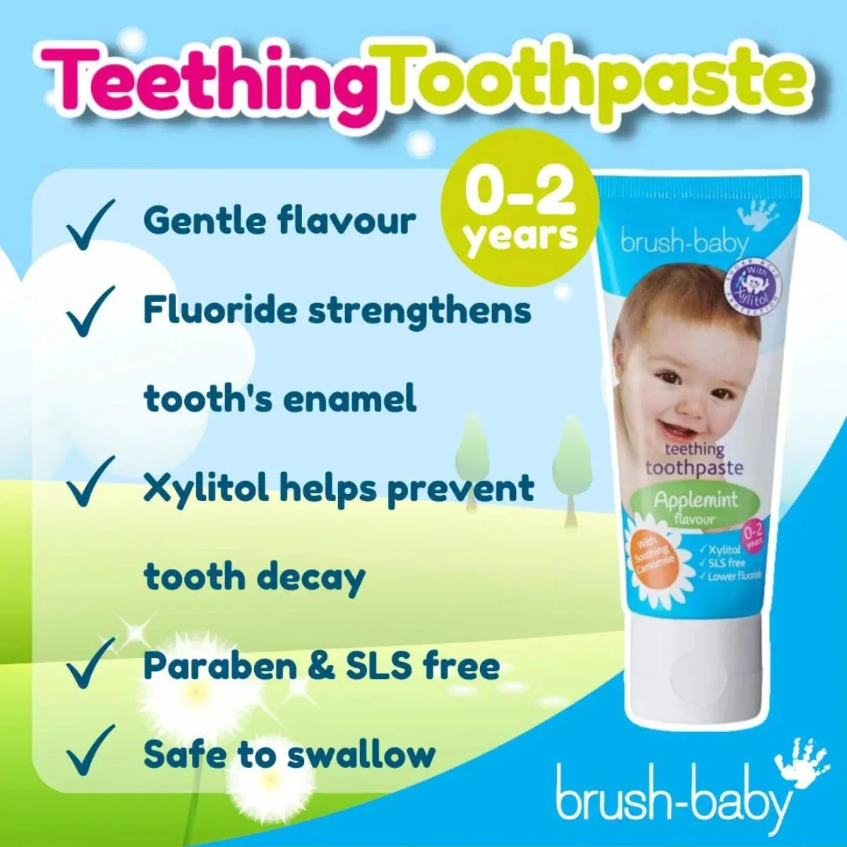 Teething Baby Toothpaste - 3 Pack