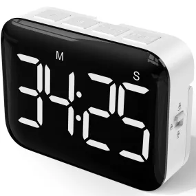 Timer Large Screen Digital Time Manager Kitchen Baking Countdown Mute Timer