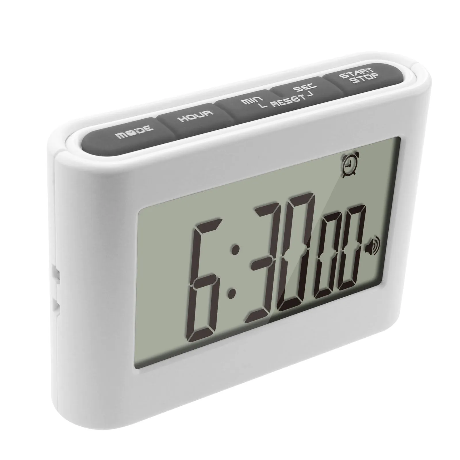 Timer Student  Vibration Luminous Mute Countdown Exercise Yoga Cooking Kitchen -gray Timer