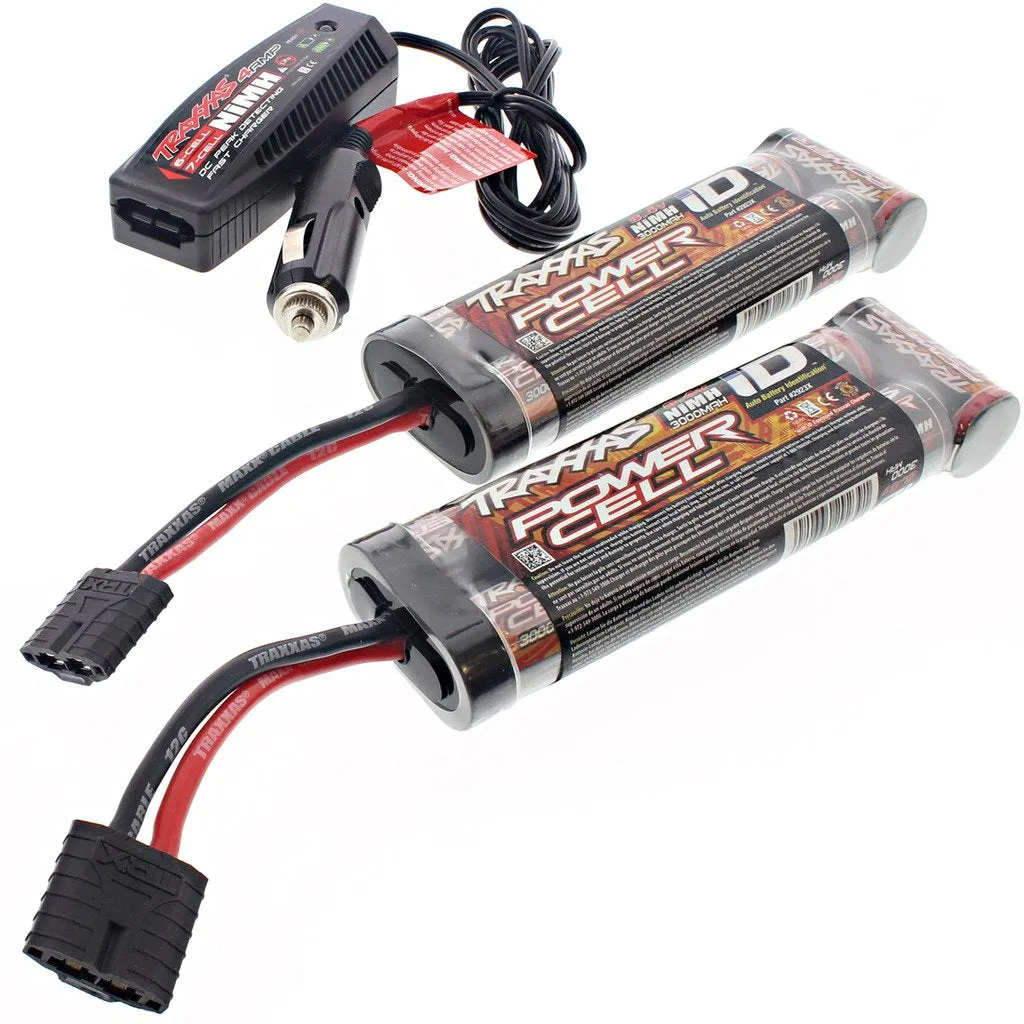 Traxxas 1/10 Summit Two 3000 mAh NiMH 8.4V Batteries & Charger