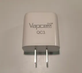 Vapcell QC3 UBB Fast Charging Power Adapter