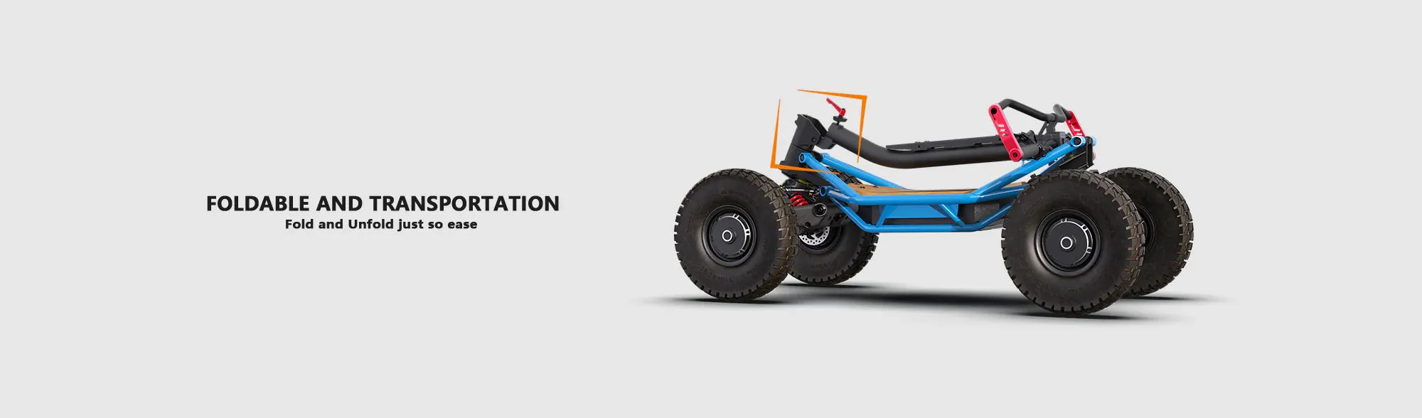 VEEHOP All-Terrain Escooter Mini ATV