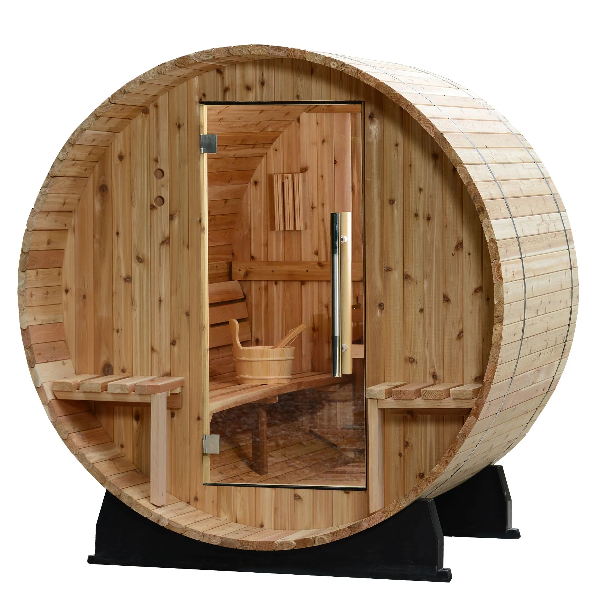 Vienna 2 Person Canopy Barrel Sauna