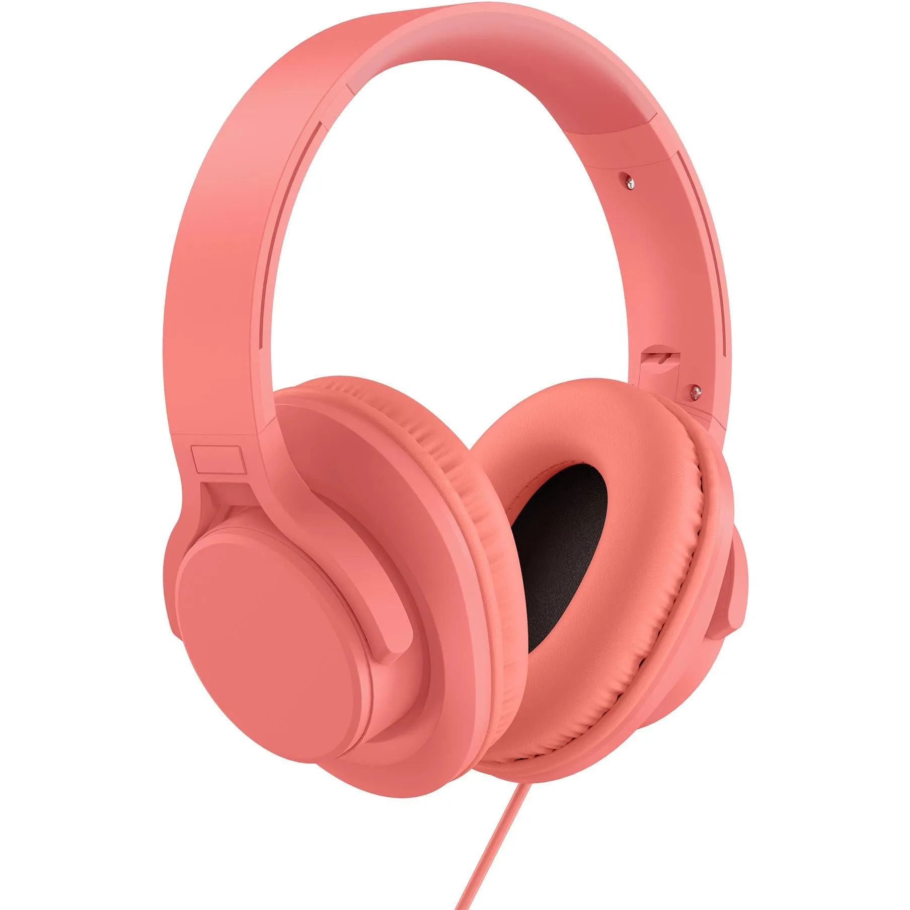 XCD XCD23008 Wired Foldable Over-Ear Headphones (Coral)