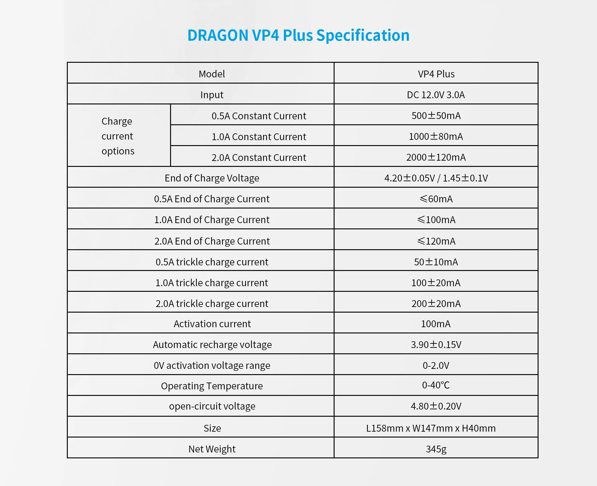 XTAR DRAGON VP4 Plus Battery Charger