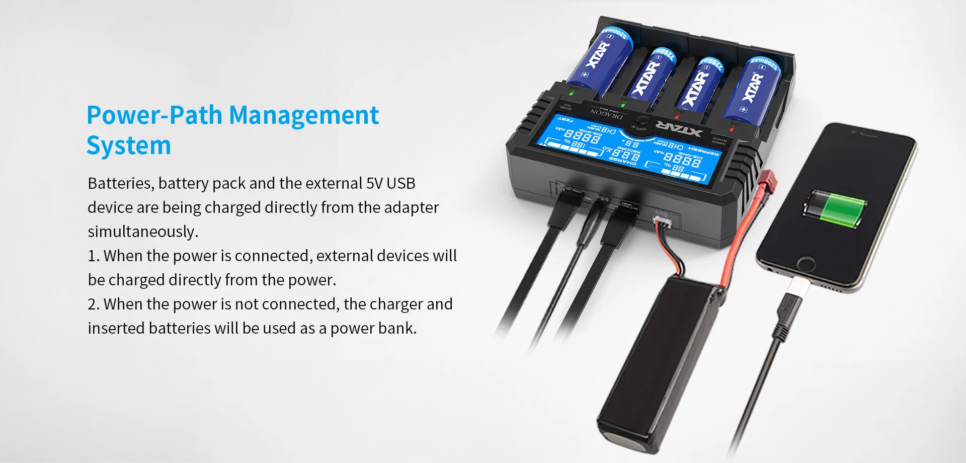 XTAR DRAGON VP4 Plus Battery Charger