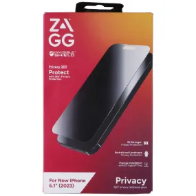 ZAGG Invisible Shield Privacy 360 Protect Screen Protector for iPhone 15