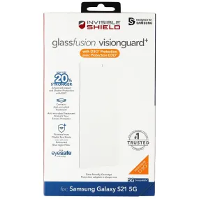 ZAGG InvisibleShield GlassFusion VisionGuard  Screen Protector for Galaxy S21 5G