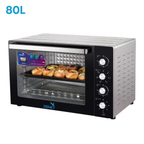 Zenet 2400W 80L Electric Oven